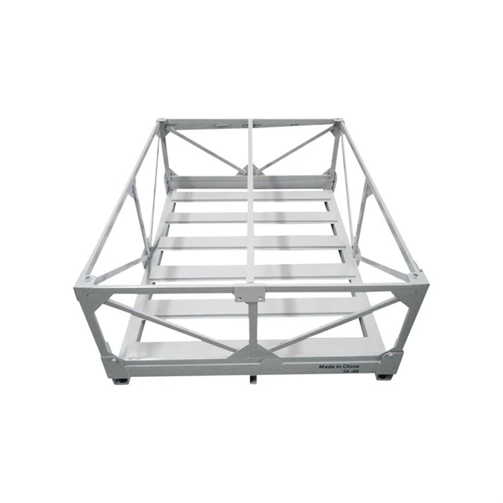 Heavy Duty Fold Away Steel Frame Container Pallet